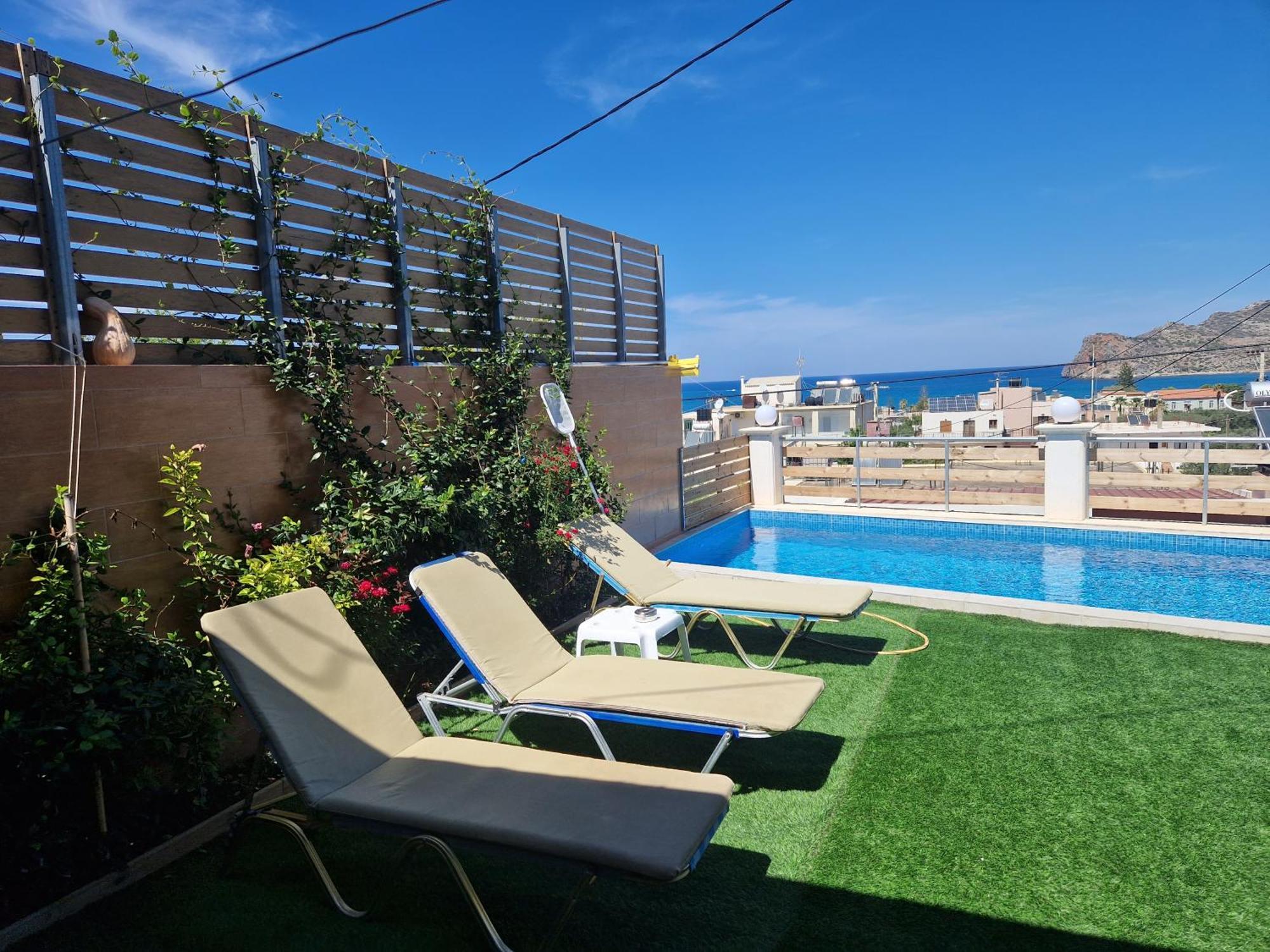 Claudia Villa 2 Agia Marina エクステリア 写真